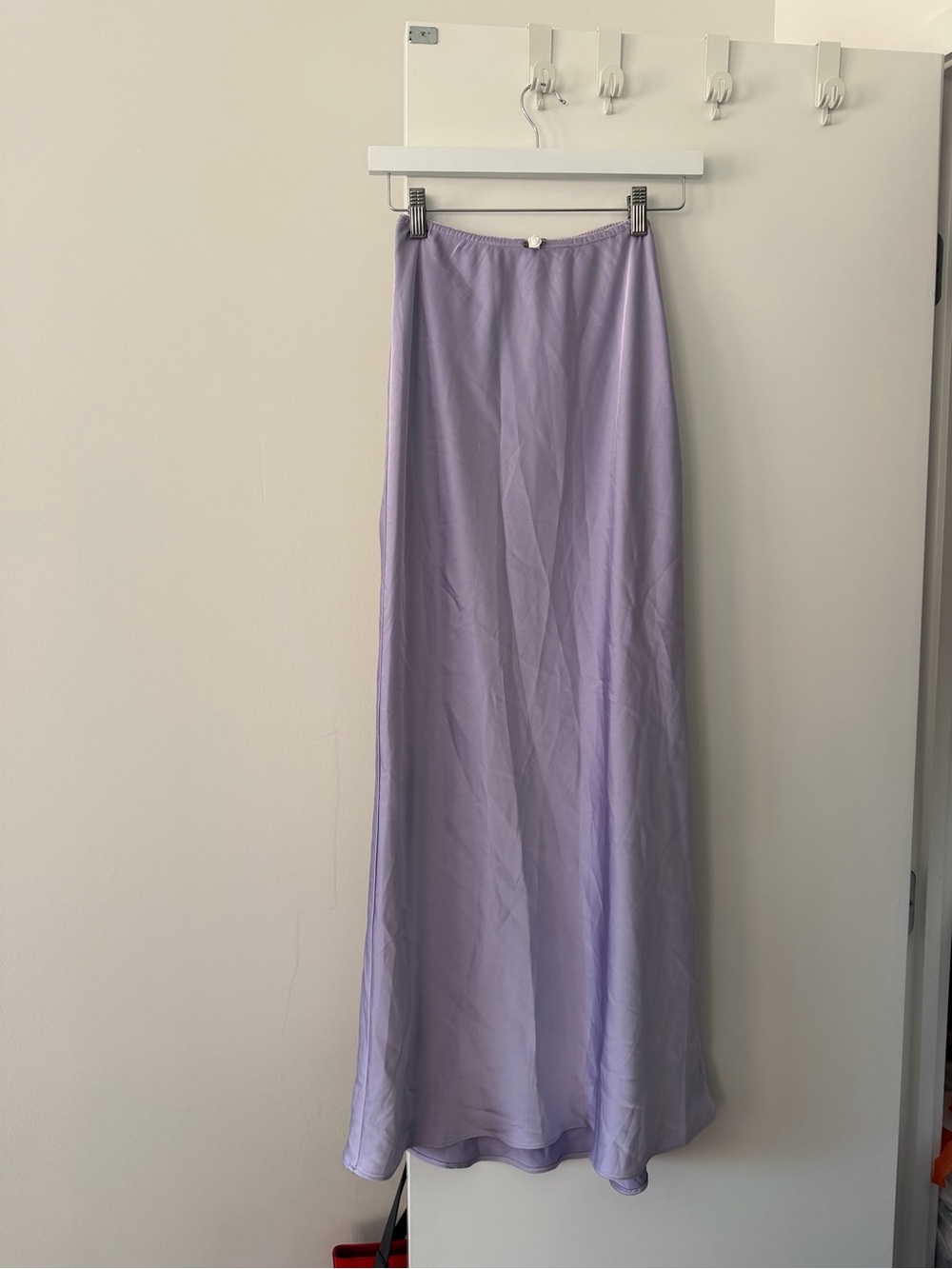 Light Lavender Maxi Skirt — Flowing Women's Skirt